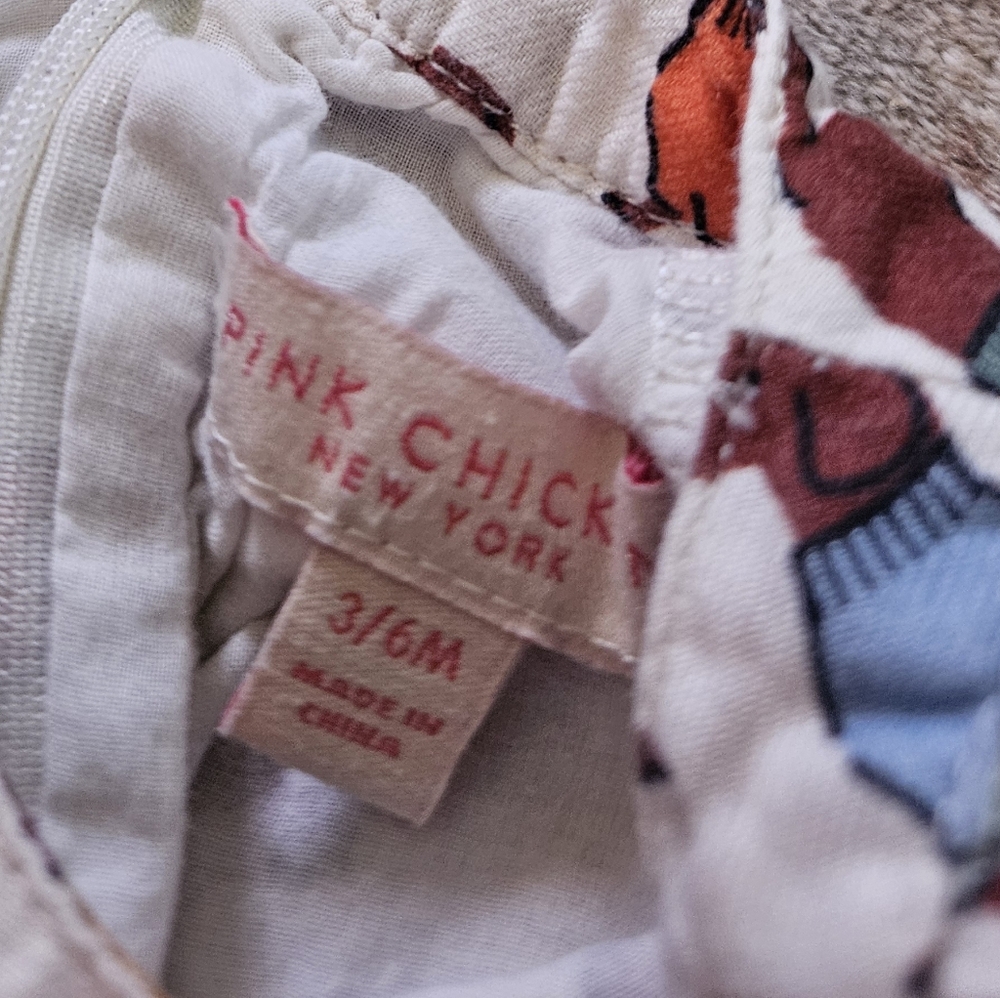 Pink Chicken Romper - Picture 3 of 4